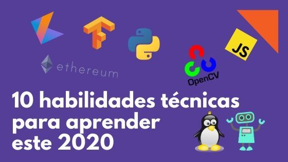 10 Habilidades técnicas para aprender este 2020
