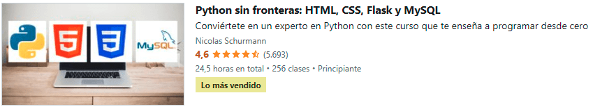 Curso Python sin Fronteras